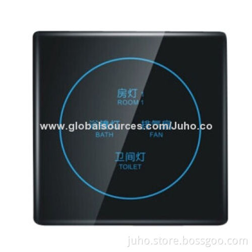 4 position hotel room touch screen control switch